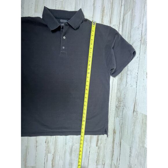 Ping Collection Men's XL Dry Fiber Dynamics Solid Dark Blue Golf Polo Shirt - Picture 4 of 5